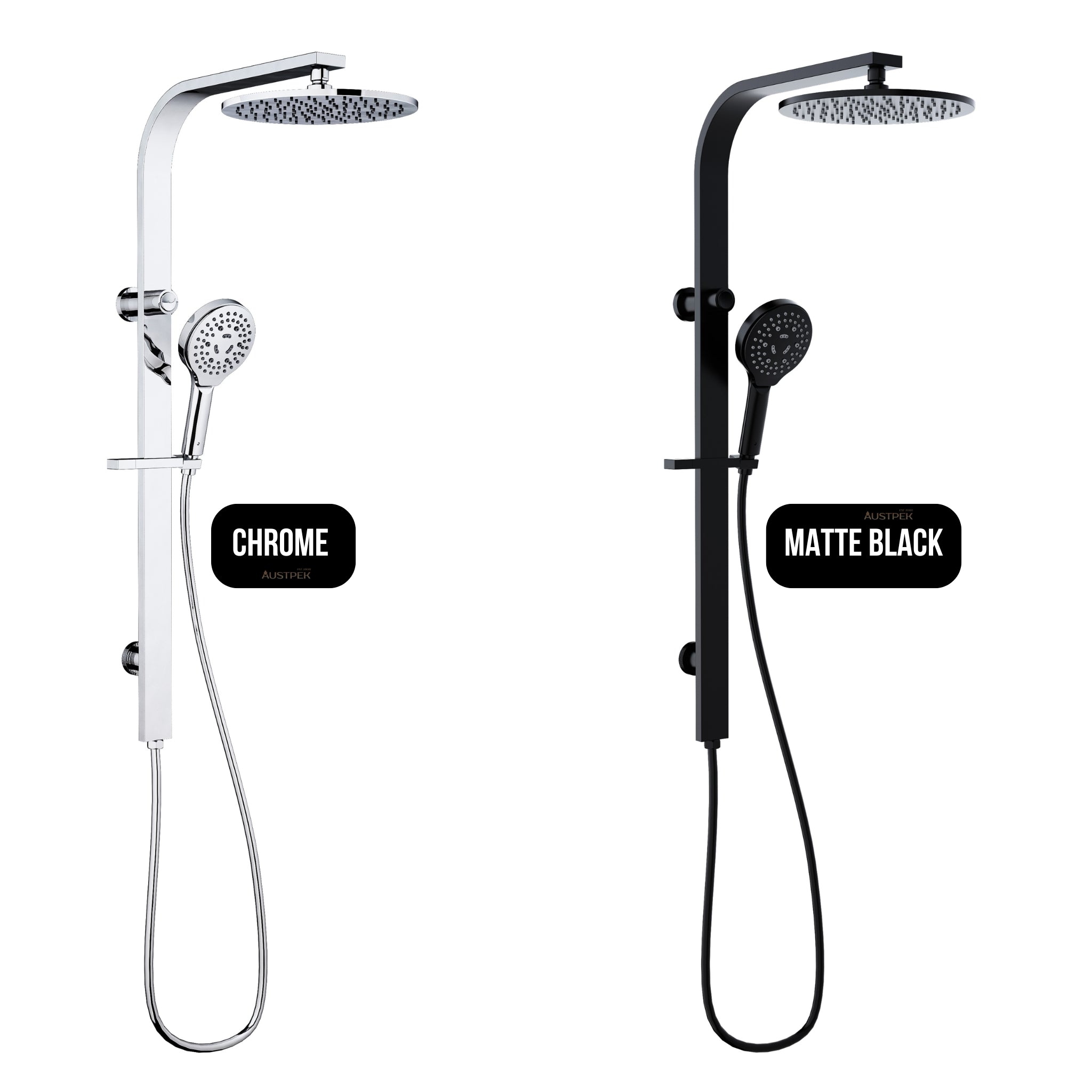 IKON REGAL MULTIFUNCTION SHOWER SET 939MM MATTE BLACK