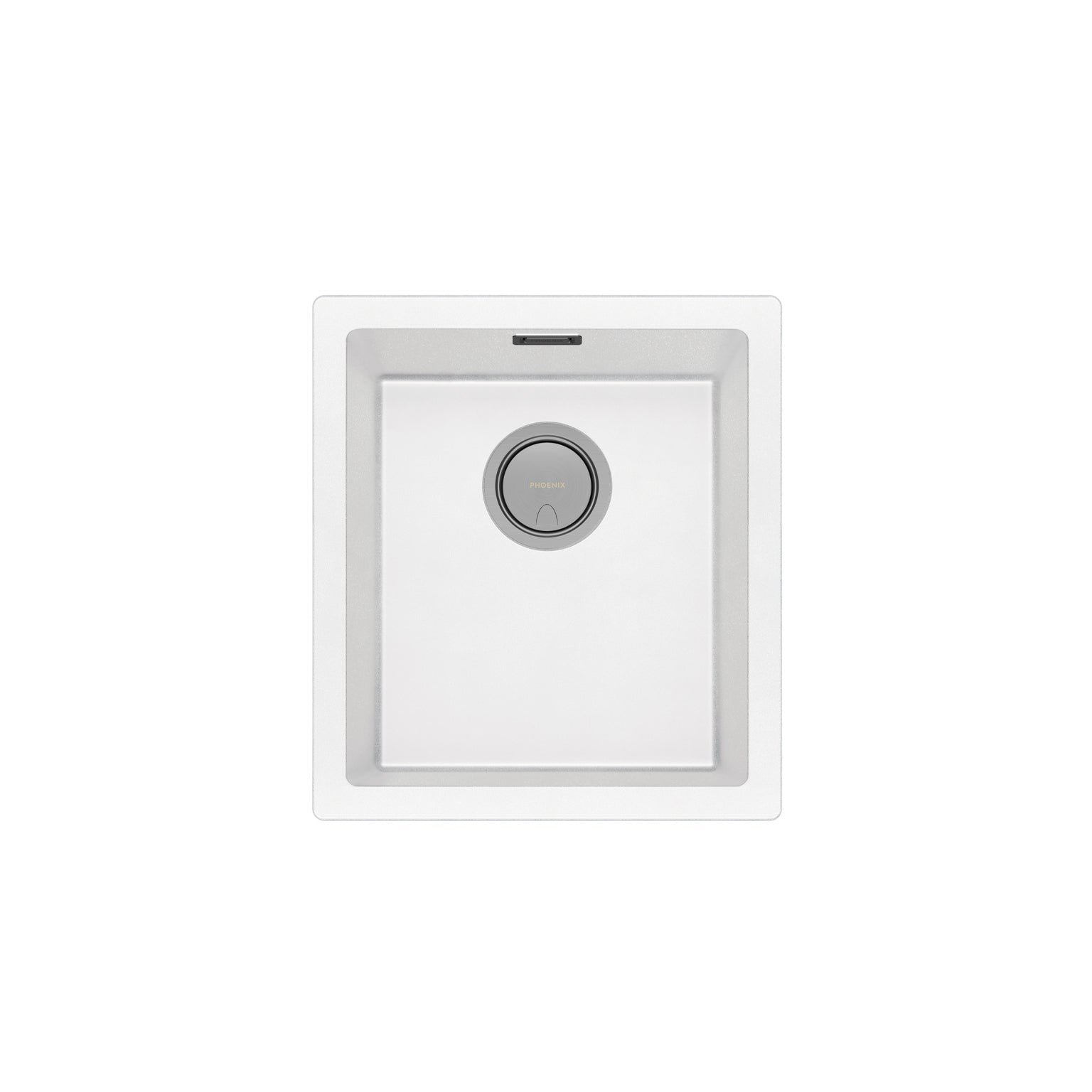 PHOENIX 5000 SERIES SINGLE BOWL SINK MATTE WHITE 416MM