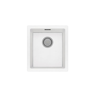 PHOENIX 5000 SERIES SINGLE BOWL SINK MATTE WHITE 416MM