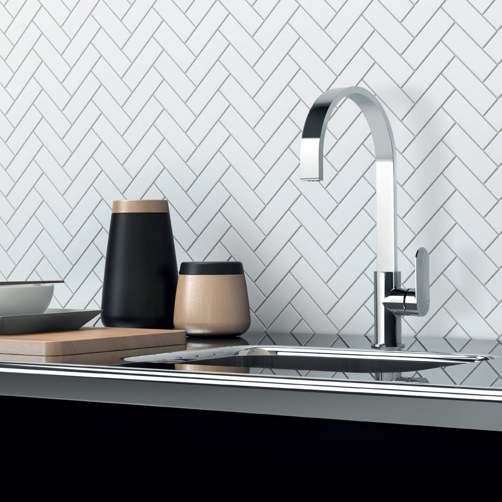 PHOENIX CERCHIO GOOSENECK SINK MIXER CHROME