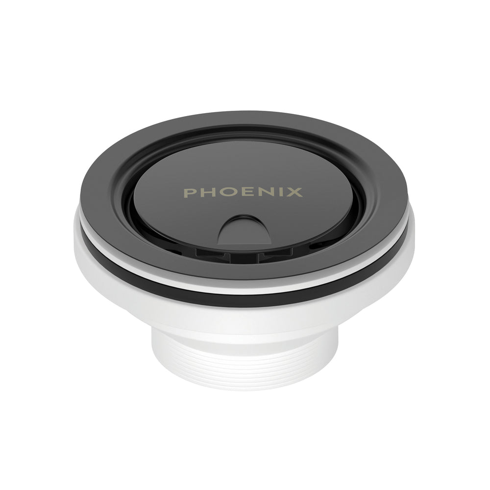 PHOENIX COVERED SINK BASKET WASTE MATTE BLACK