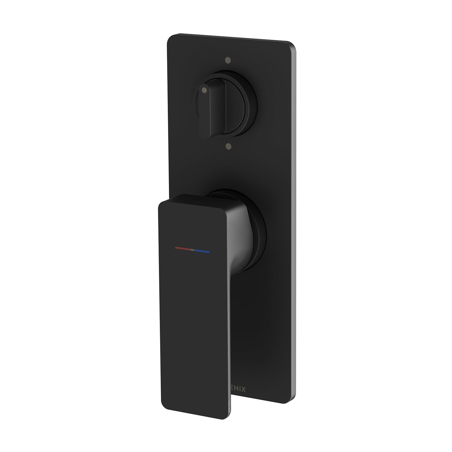 PHOENIX GLOSS MKII SWITCHMIX SHOWER / BATH DIVERTER MIXER COMPLETE KIT MATTE BLACK