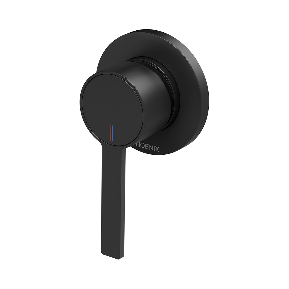 PHOENIX LEXI MKII SWITCHMIX SHOWER / WALL MIXER COMPLETE KIT MATTE BLACK