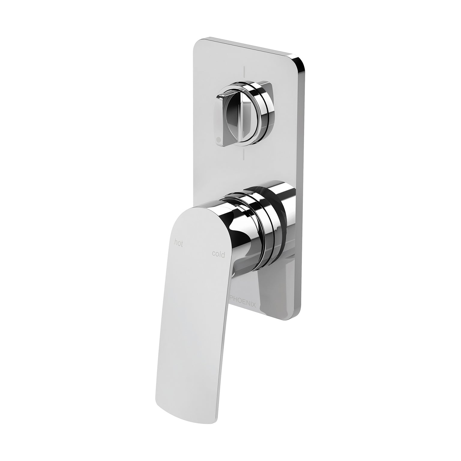 PHOENIX MEKKO SHOWER / BATH DIVERTER MIXER COMPLETE KIT CHROME