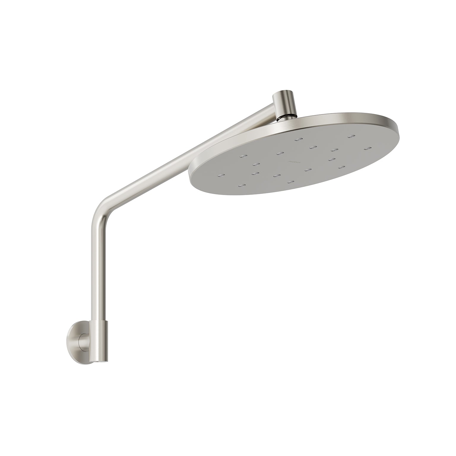 PHOENIX ORMOND HIGH-RISE SHOWER ARM AND ROSE 347MM BRUSHED NICKEL