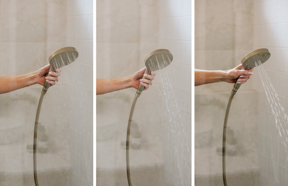 PHOENIX ORMOND TWIN SHOWER SYSTEM BRUSHED GOLD