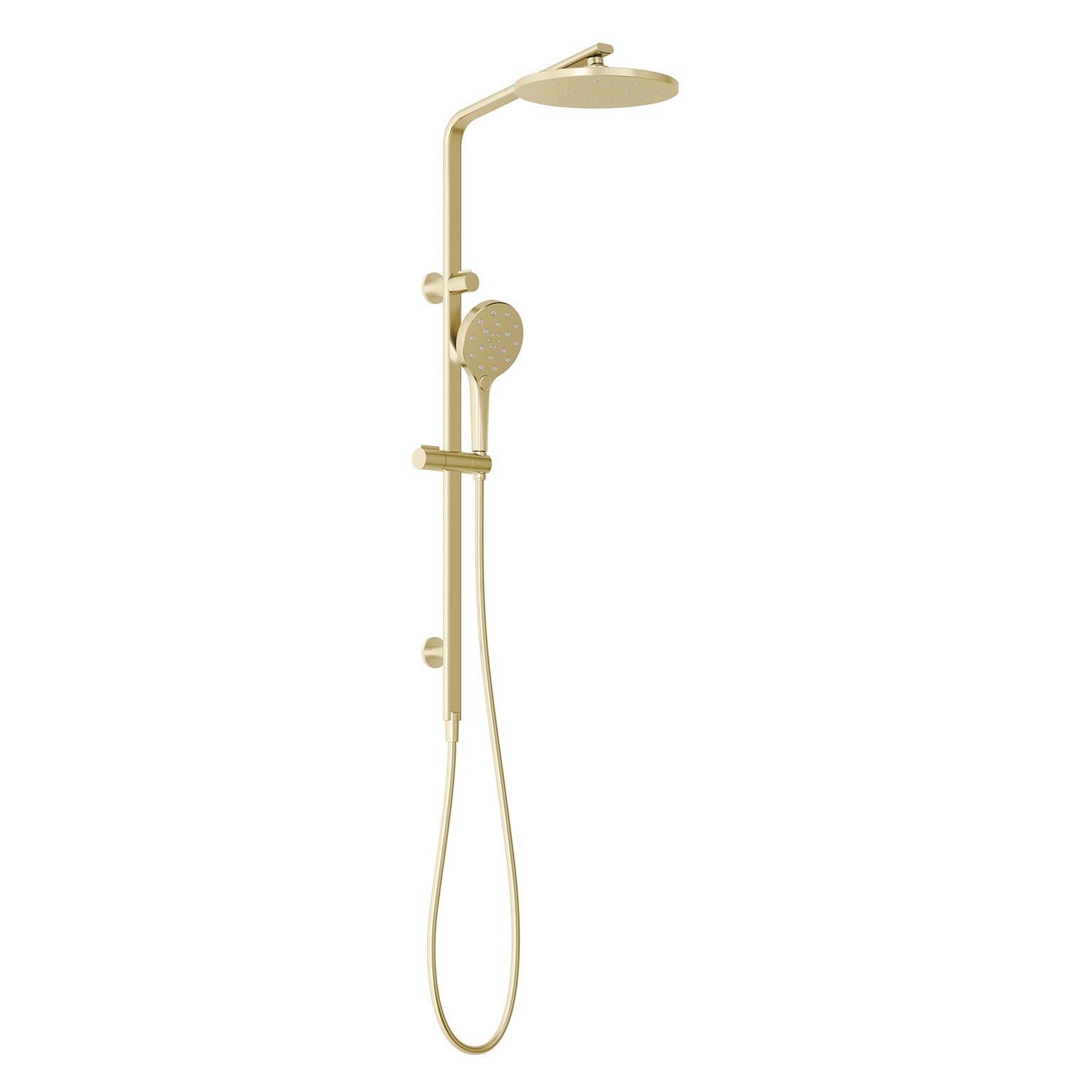 PHOENIX OXLEY TWIN SHOWER SYSTEM BRUSHED GOLD