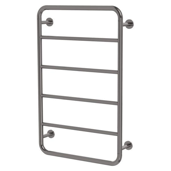PHOENIX VIVID SLIMLINE NON-HEATED TOWEL RAIL BRUSHED CARBON 500MM