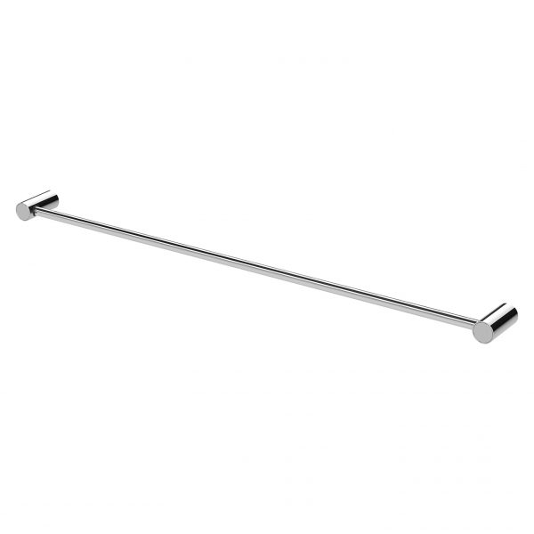 PHOENIX VIVID SLIMLINE SINGLE NON-HEATED TOWEL RAIL BRUSHED CARBON (AVAILABLE IN 600MM AND 800MM)