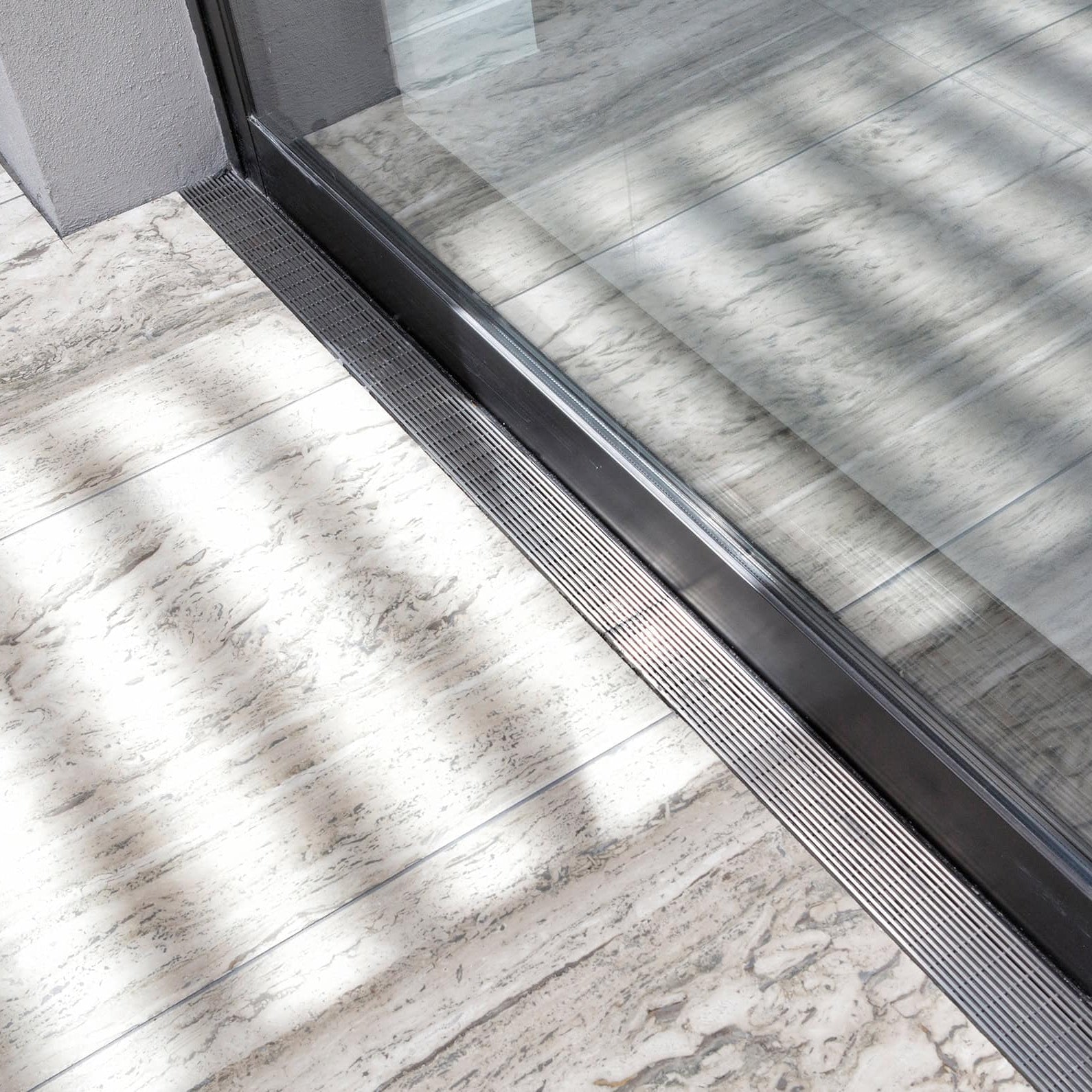 PHOENIX V KIT CHANNEL DRAIN HG STAINLESS STEEL 1215MM