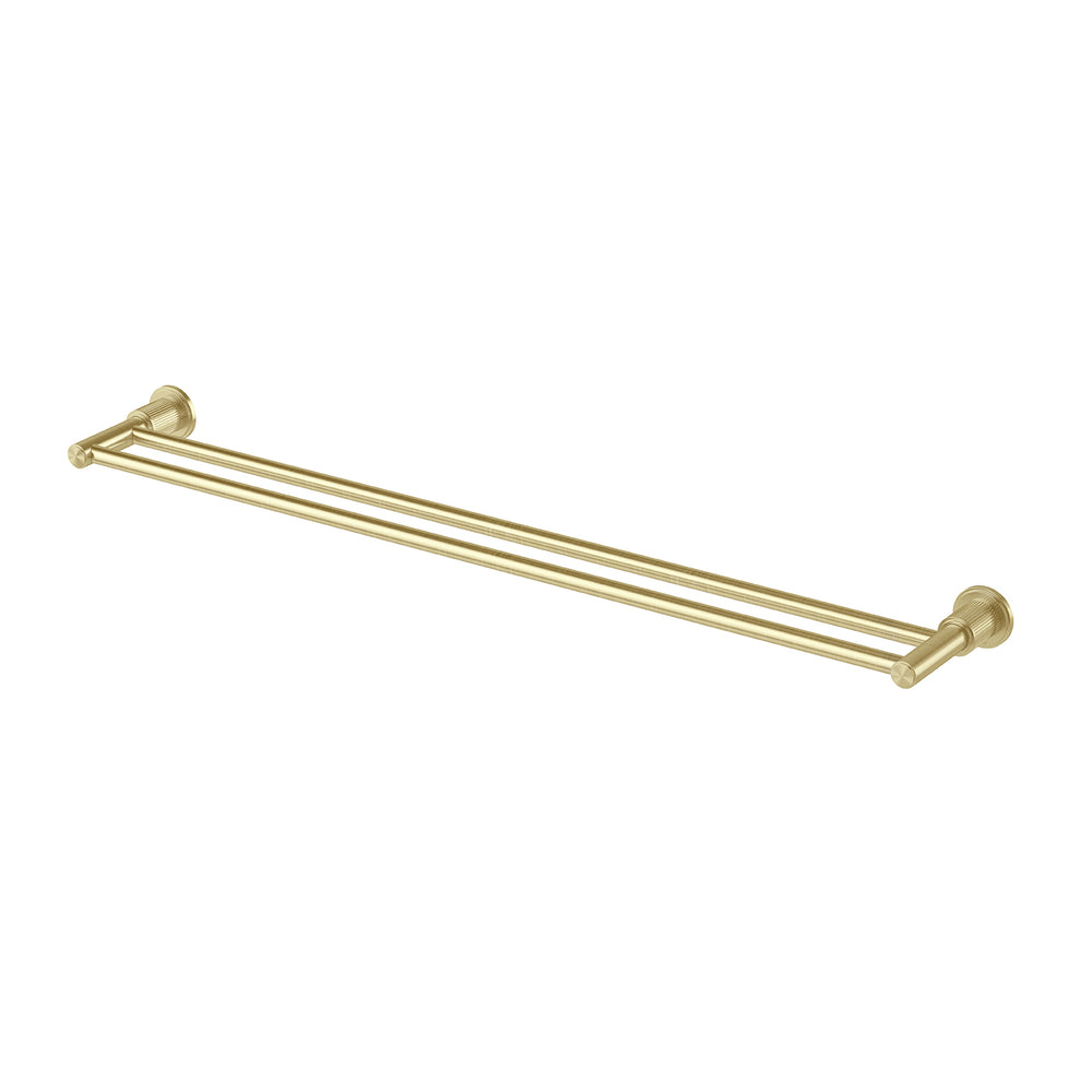 PHOENIX WILTERN DOUBLE TOWEL RAIL 800MM BRUSHED GOLD