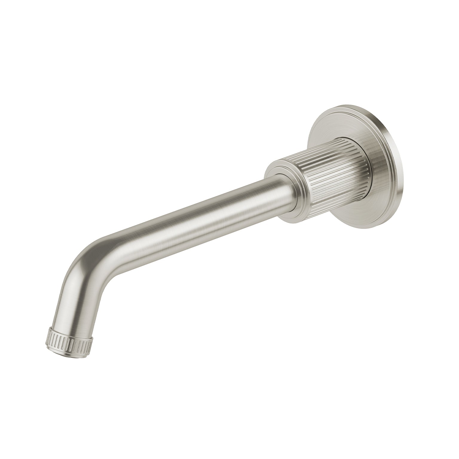 PHOENIX WILTERN LEAD FREE WALL BASIN / BATH OUTLET 190MM BRUSHED NICKEL