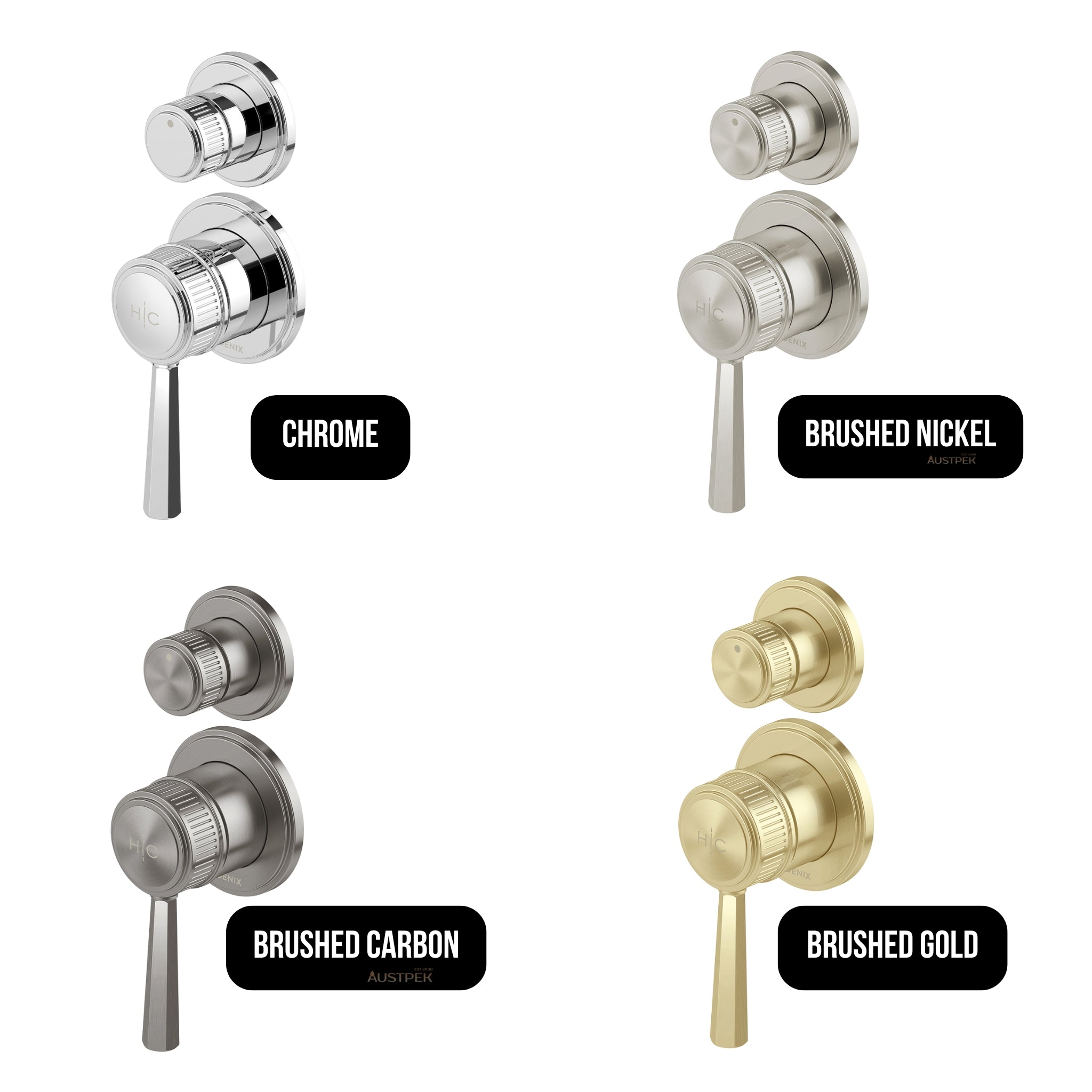 PHOENIX WILTERN SWITCHMIX LEAD FREE SHOWER / BATH DIVERTER MIXER COMPLETE KIT BRUSHED NICKEL