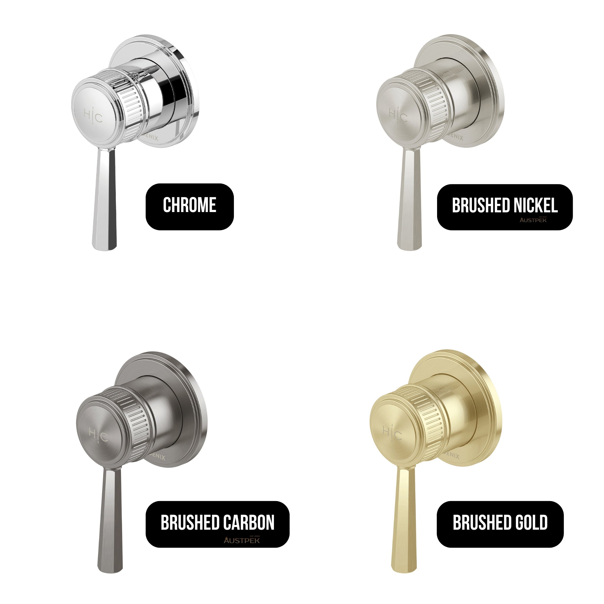 PHOENIX WILTERN SWITCHMIX SHOWER / WALL MIXER COMPLETE KIT BRUSHED NICKEL