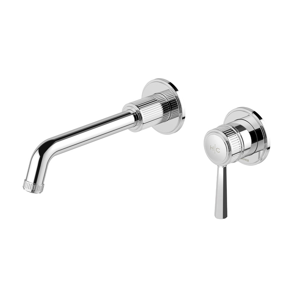 PHOENIX WILTERN SWITCHMIX WALL BASIN / BATH MIXER SET 190MM COMPLETE KIT CHROME