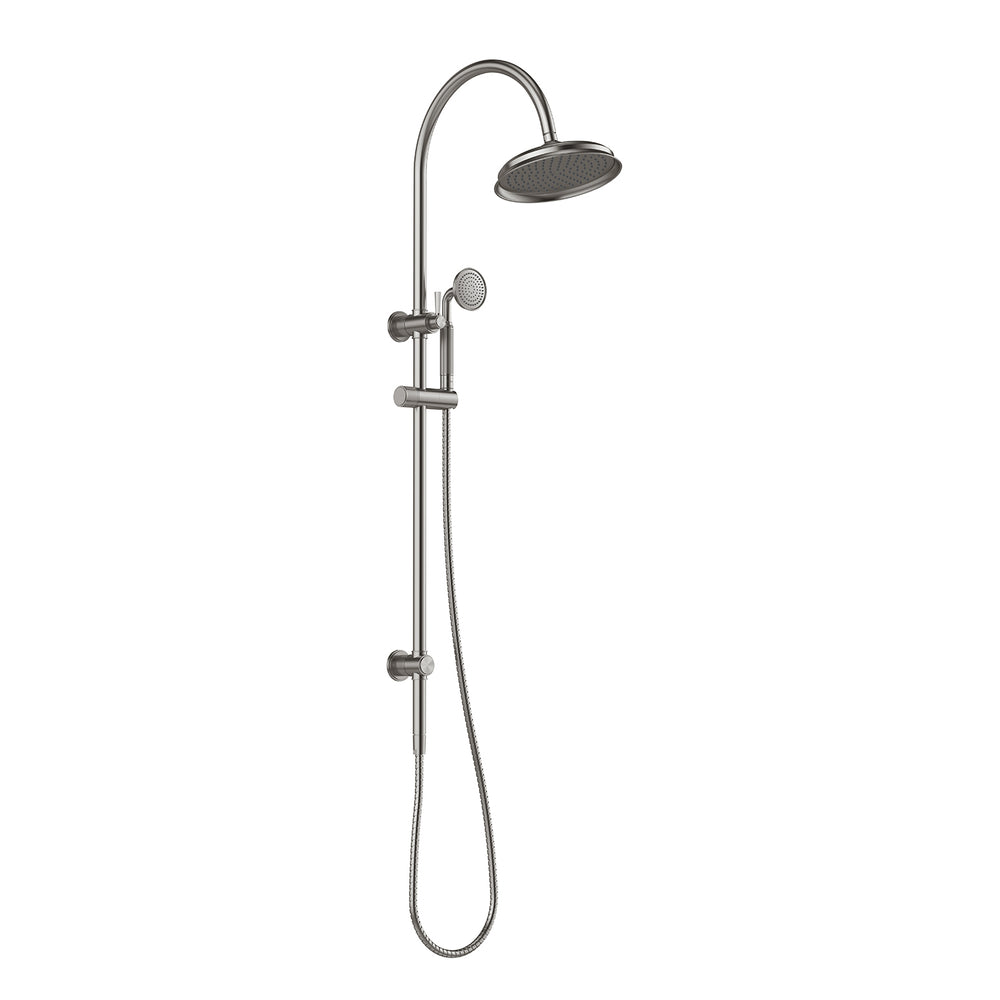PHOENIX WILTERN TWIN SHOWER 1046MM BRUSHED CARBON