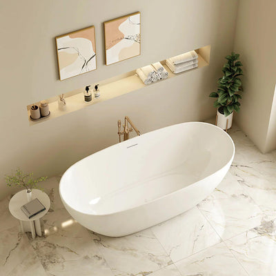 MERCIO PILATO FREESTANDING BATHTUB MATTE WHITE 1500MM