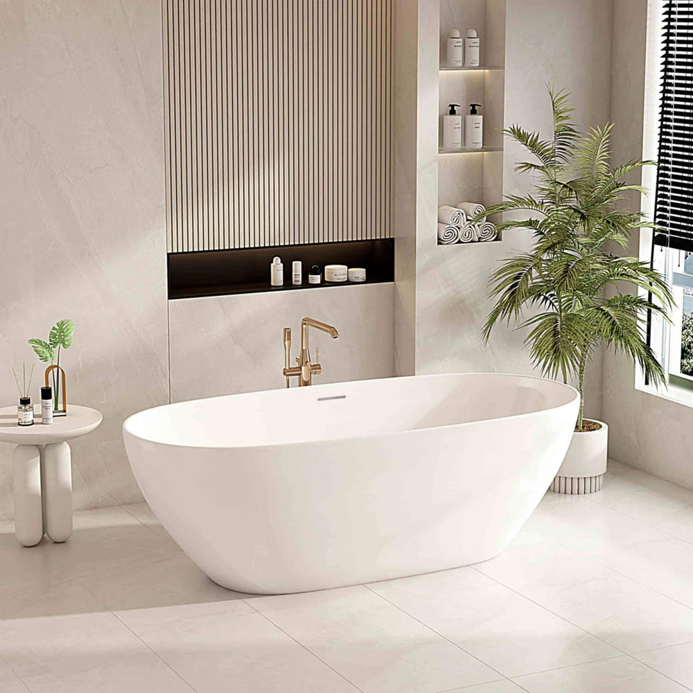 MERCIO PILATO FREESTANDING BATHTUB MATTE WHITE 1500MM
