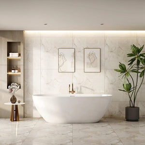 MERCIO PILATO FREESTANDING BATHTUB GLOSS WHITE (AVAILABLE IN 1500MM AND 1700MM)
