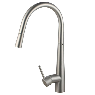 OTTI BISTRO PULL-OUT KITCHEN AND LAUNDRY SINK MIXER 420MM BRUSHED NICKEL