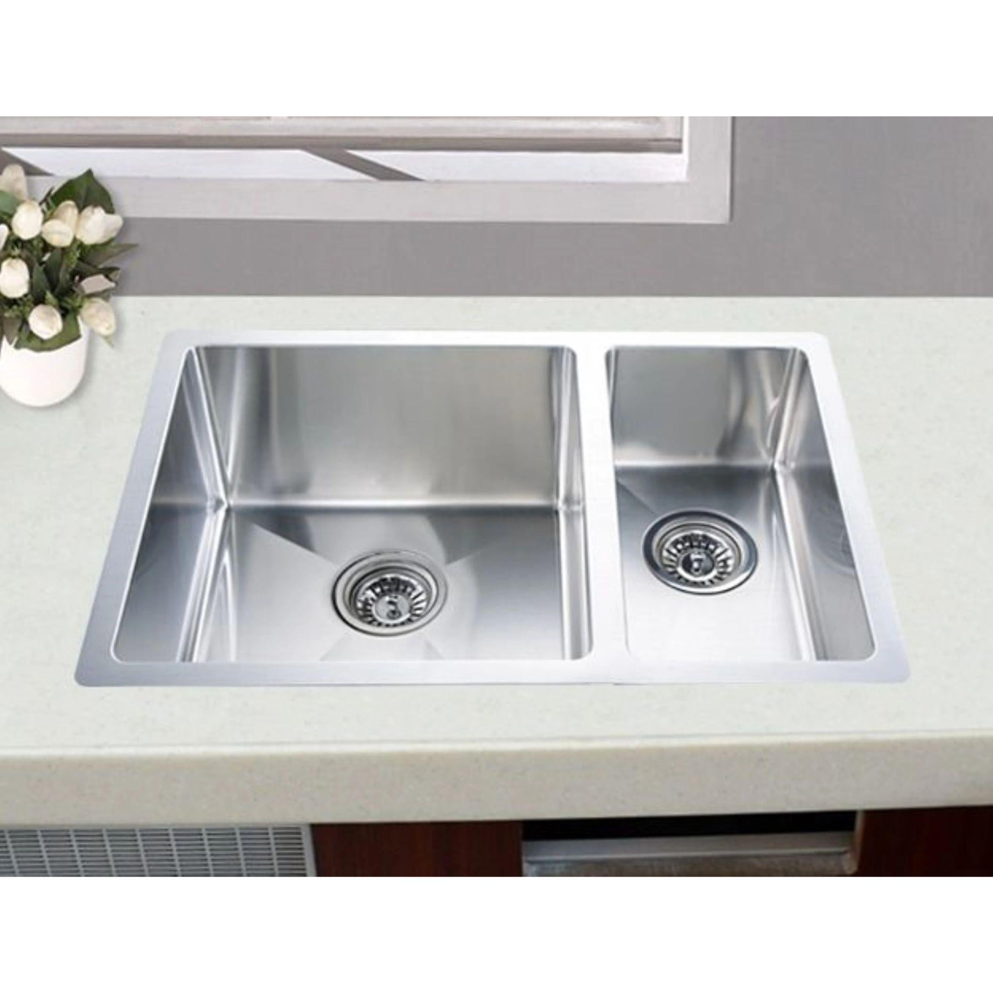 POSEIDON HANDMADE STAINLESS STEEL KITCHEN SINK 660MM