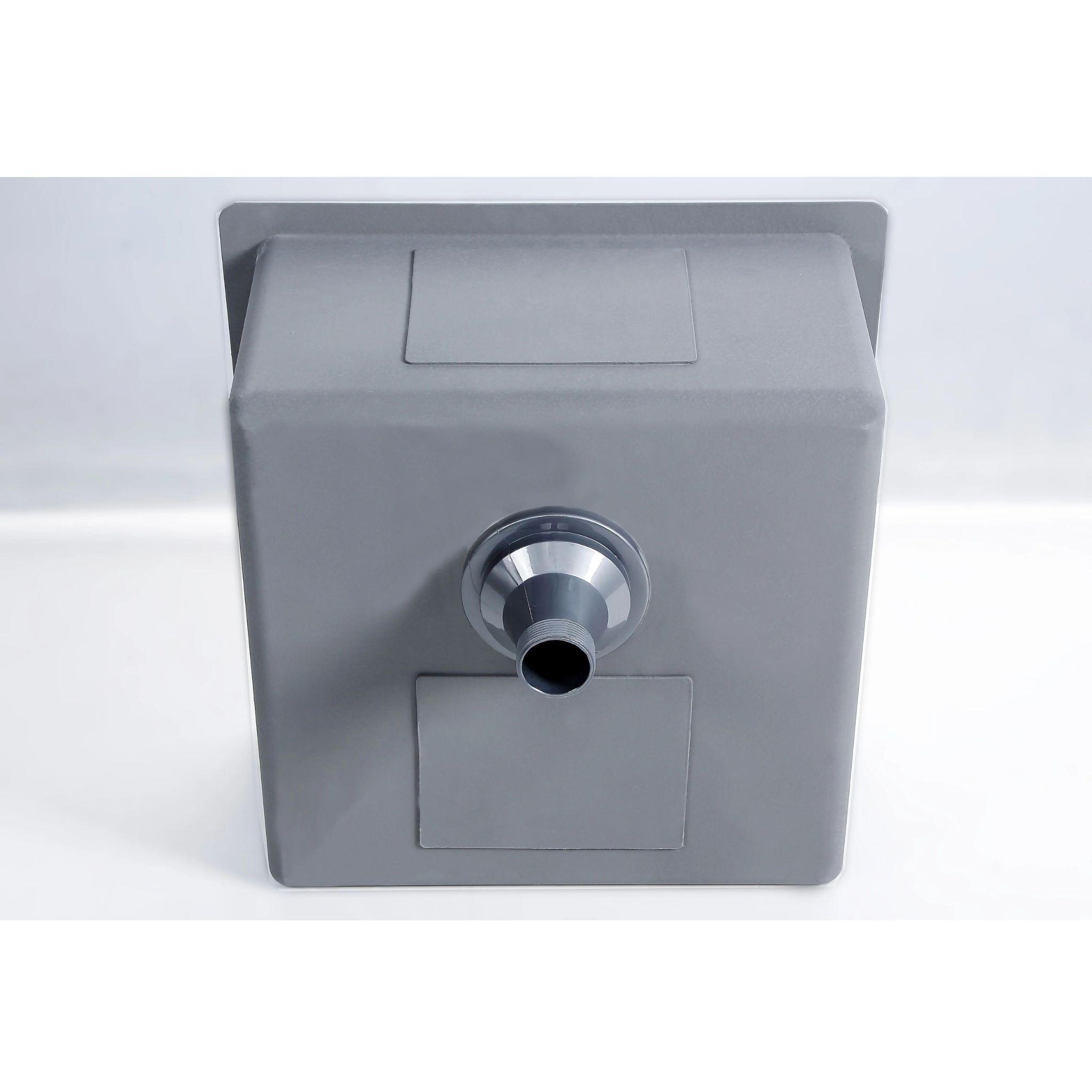 POSEIDON HANDMADE SINGLE BOWL UNDERMOUNT KITCHEN SINK STAINLESS STEEL 450MM