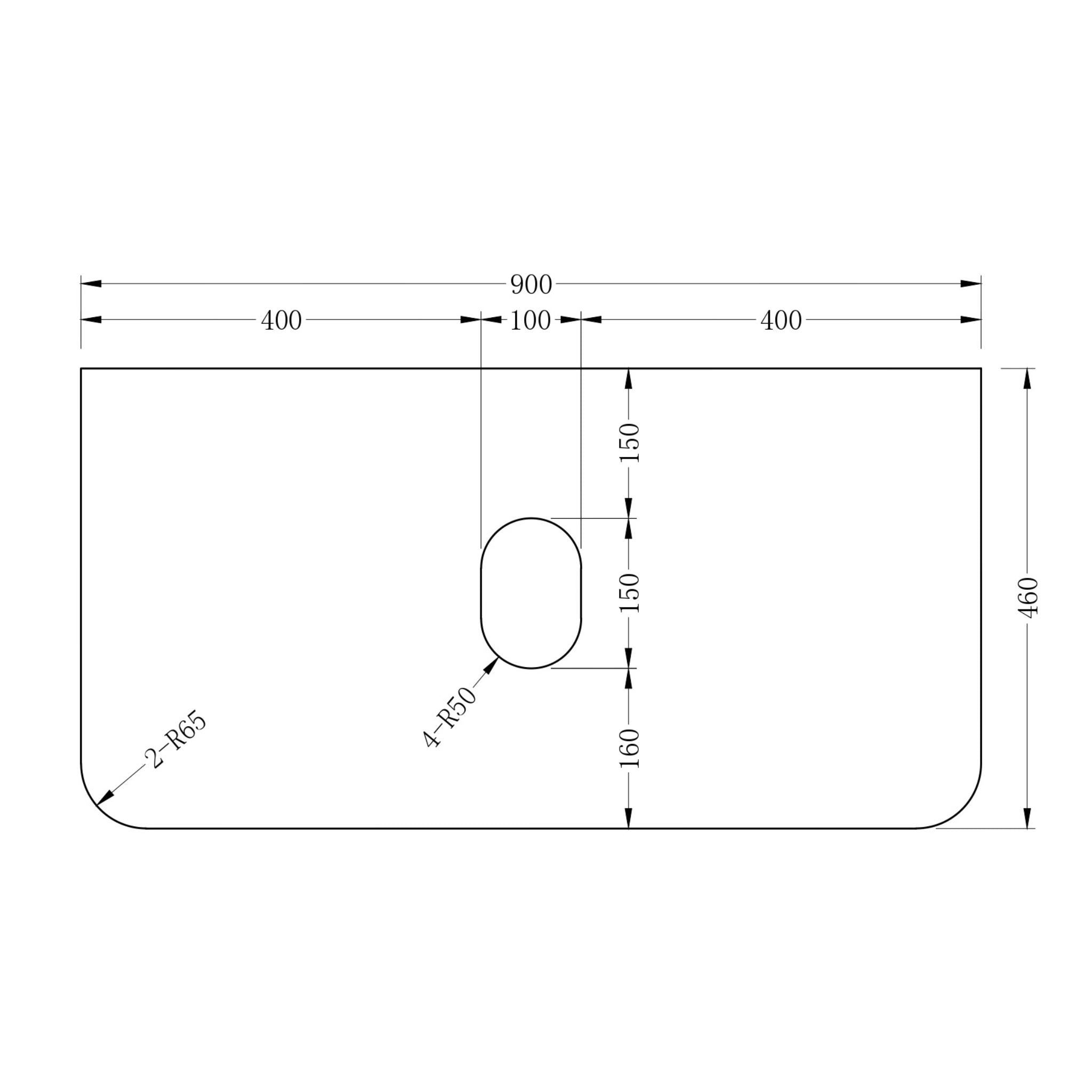 ORIO PINE LIGHT WALNUT FLUTED 900MM CURVE SINGLE BOWL WALL HUNG VANITY