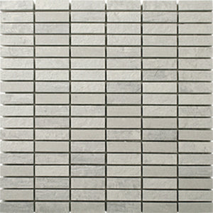 EVERSTONE DURASTONE ASH GREY MIXED 300X300MM BLUETOOTH MOSAIC TILE (PER BOX)