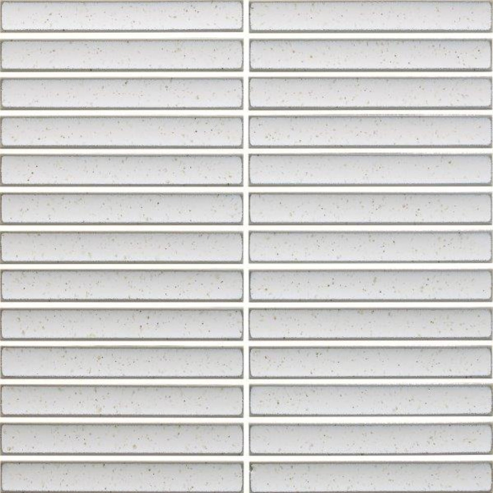 EVERSTONE COTTAGE 3D STRIP IVORY GLOSSY 297X297MM MOSAIC TILE (PER BOX)