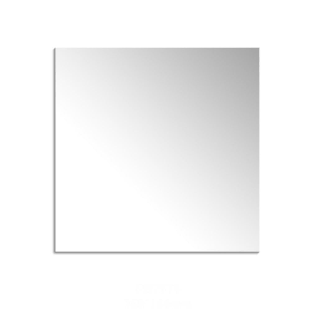 POSEIDON JASPER SQUARE FRAMELESS PENCIL EDGE PLAIN MIRROR 750X750MM