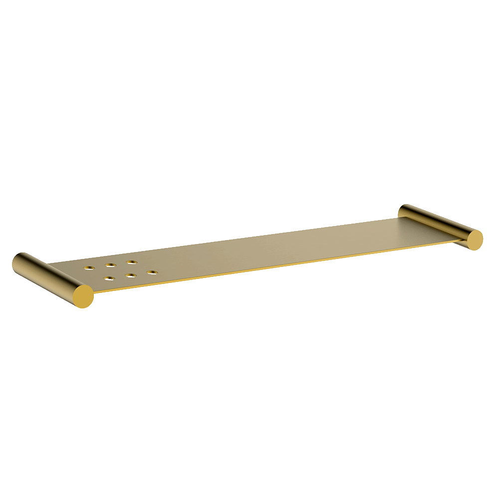 GARETH ASHTON POCO SHOWER SHELF BRUSHED BRASS