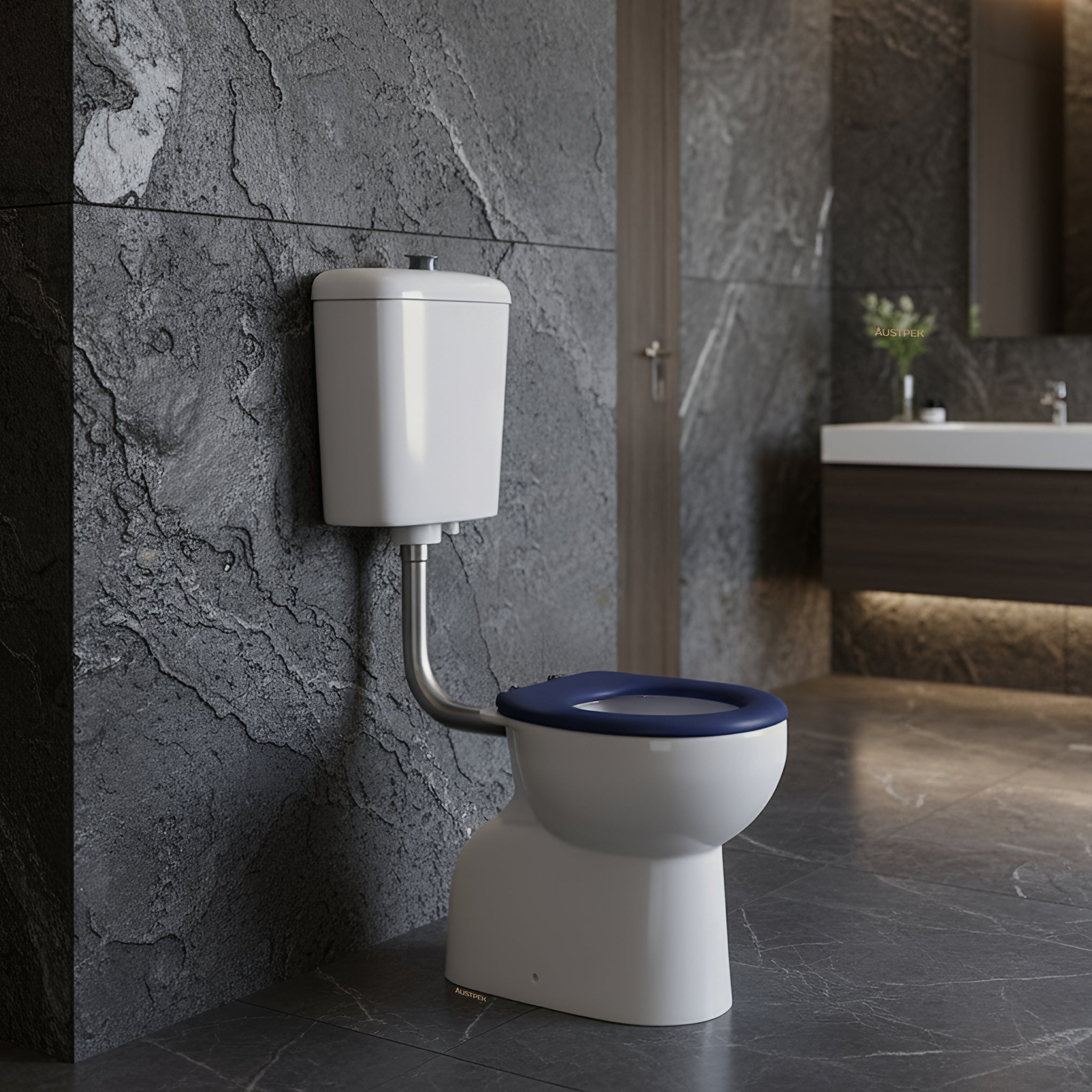 POSEIDON CALLA DISABLE TOILET SUITE CL024 (KDK024) GLOSS WHITE