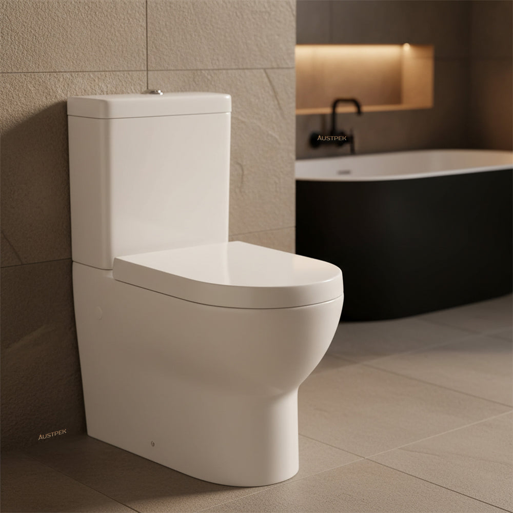 POSEIDON MERCURY BTW TOILET SUITE GLOSS WHITE