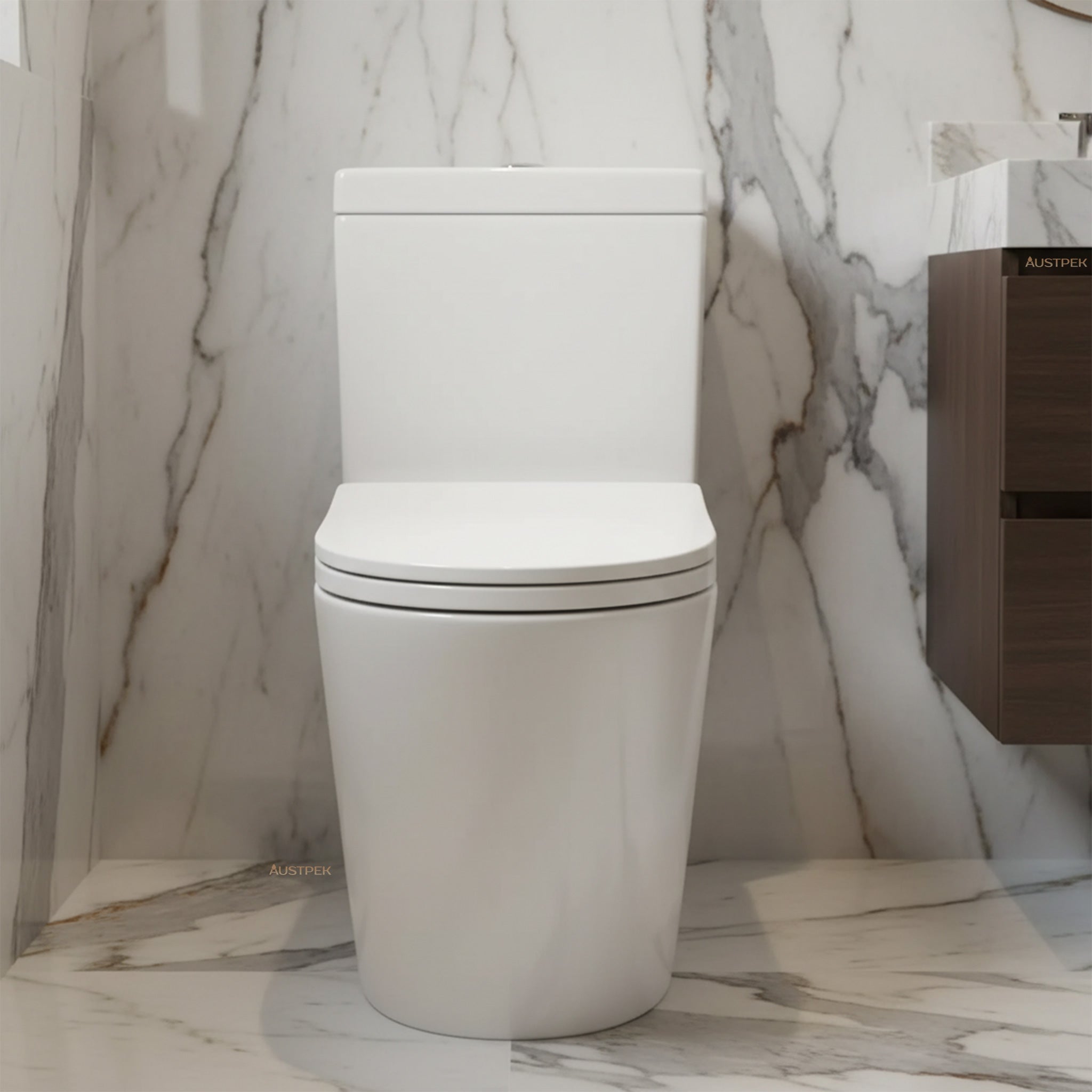 POSEIDON STELLA RIMLESS SMART TOILET WITH REMOTE CONTROL GLOSS WHITE