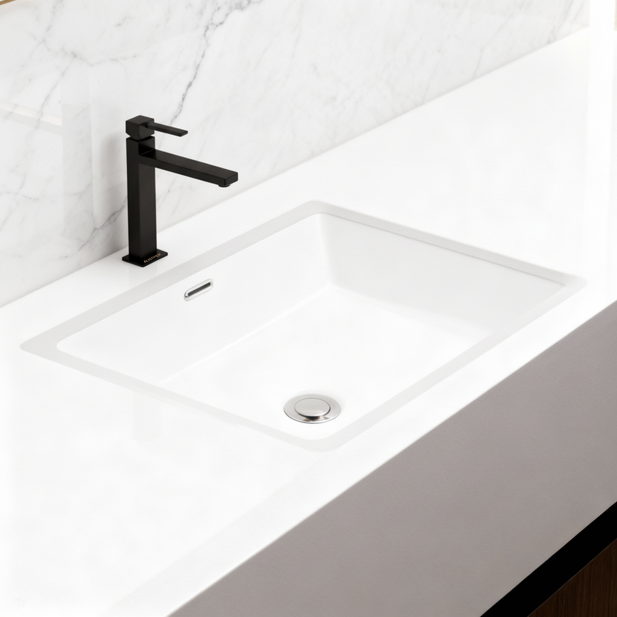 POSEIDON UNDER COUNTER BASIN GLOSS WHITE 545MM