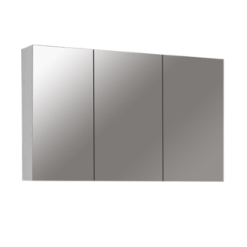 POSEIDON POLAR GLOSS WHITE MIRROR CABINET 1200X750MM