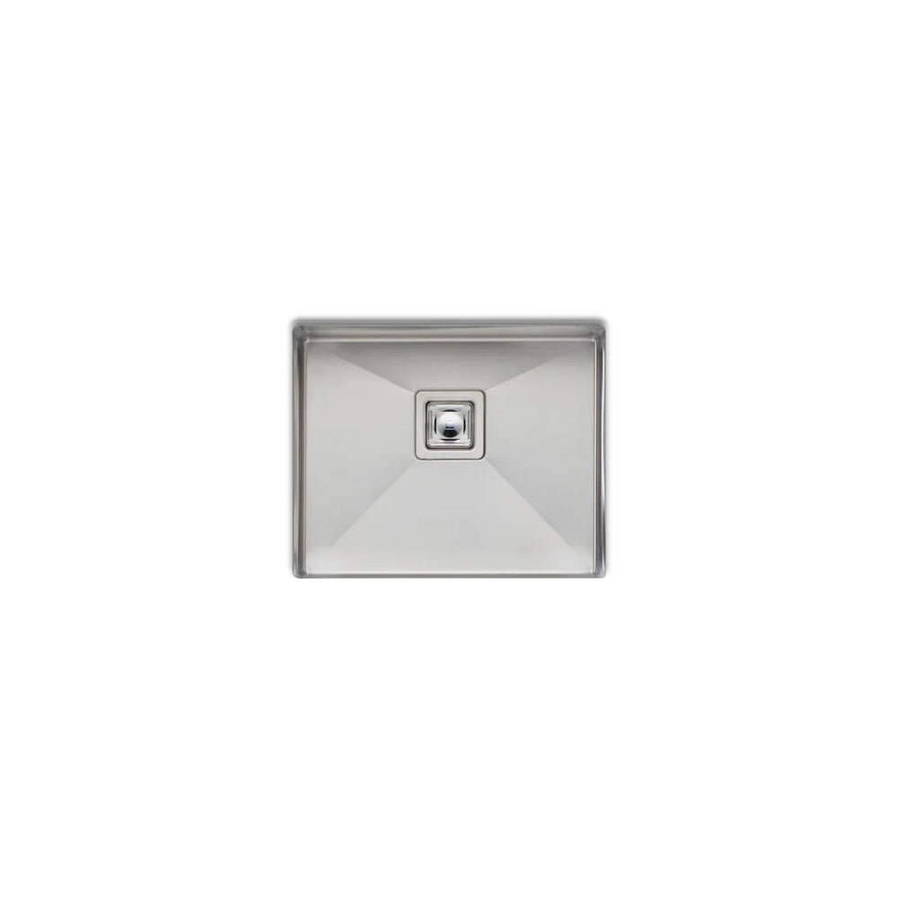 OLIVERI PROFESSIONAL SINGLE BOWL UNDERMOUNT KITCHEN AND LAUNDRY SINK STAINLESS STEEL 550MM