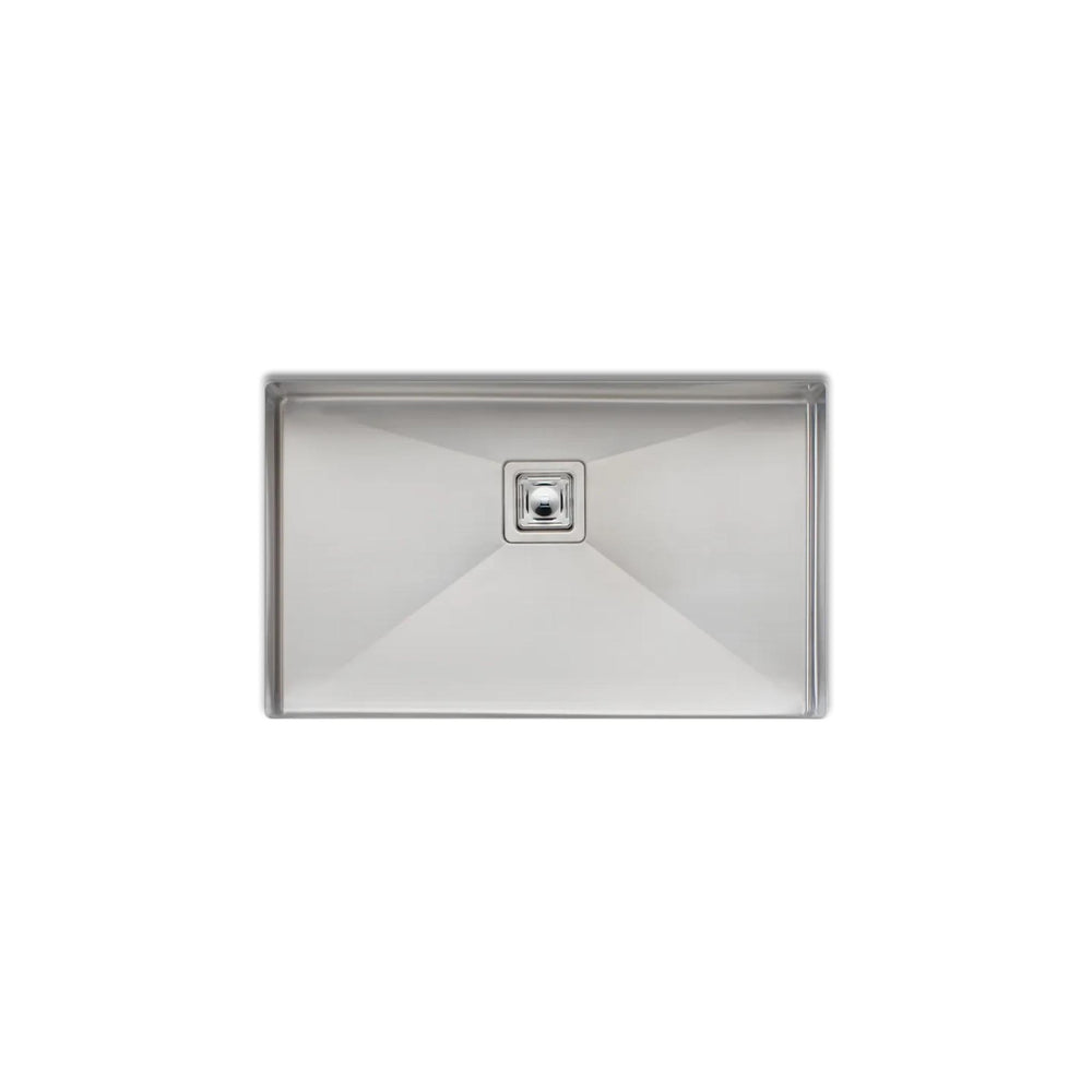 OLIVERI PROFESSIONAL SINGLE BOWL UNDERMOUNT KITCHEN AND LAUNDRY SINK STAINLESS STEEL 810MM