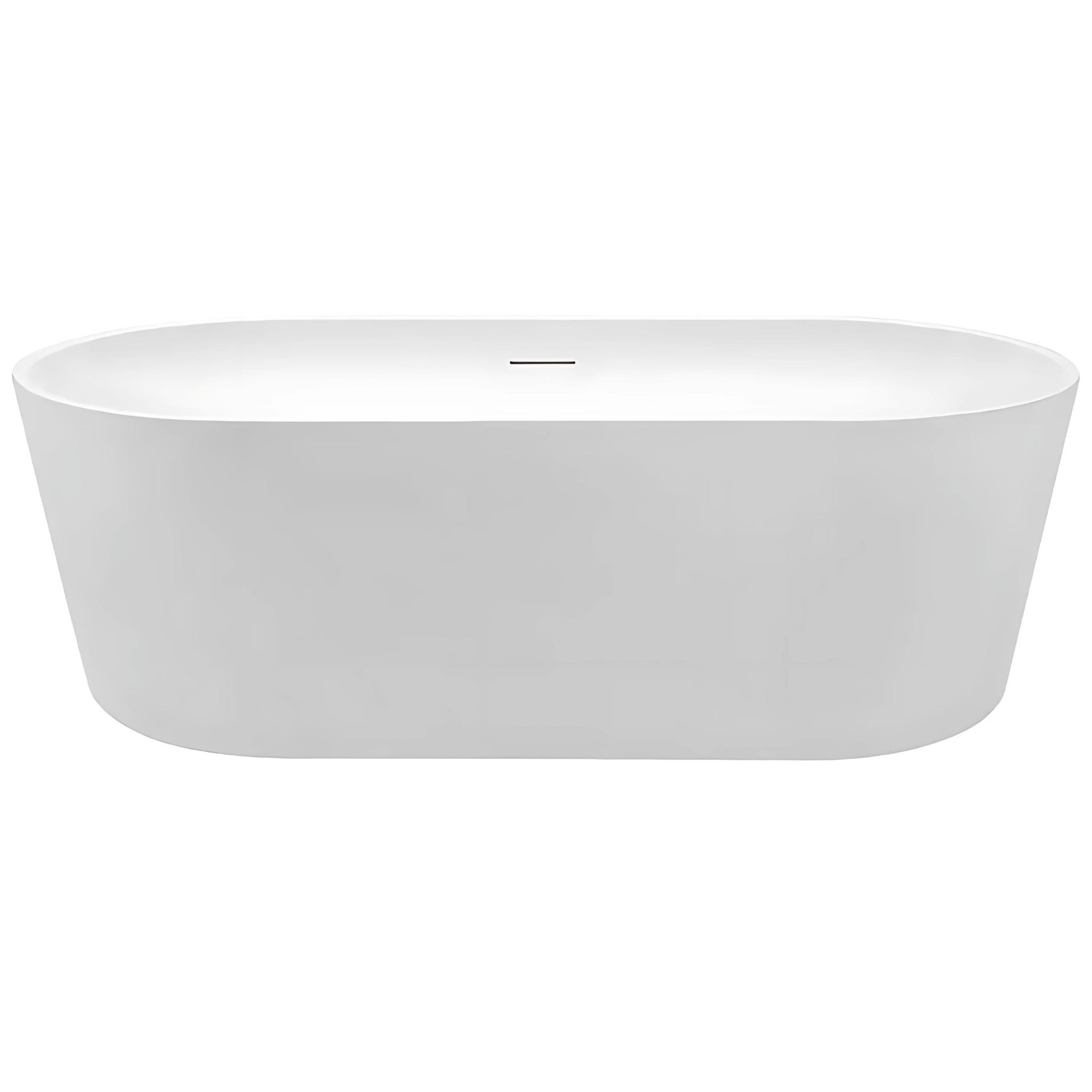DECINA PREZZO FREESTANDING BATH WITH INTEGRATED OVERFLOW GLOSS WHITE (AVAILABLE IN 1500MM AND 1700MM)