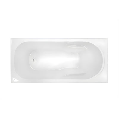 DECINA PRIMA INSET BATH GLOSS WHITE (AVAILABLE IN 1515MM, 1635MM AND 1785MM)