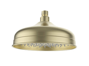 IKON CLASICO SHOWER HEAD 220MM BRUSHED GOLD