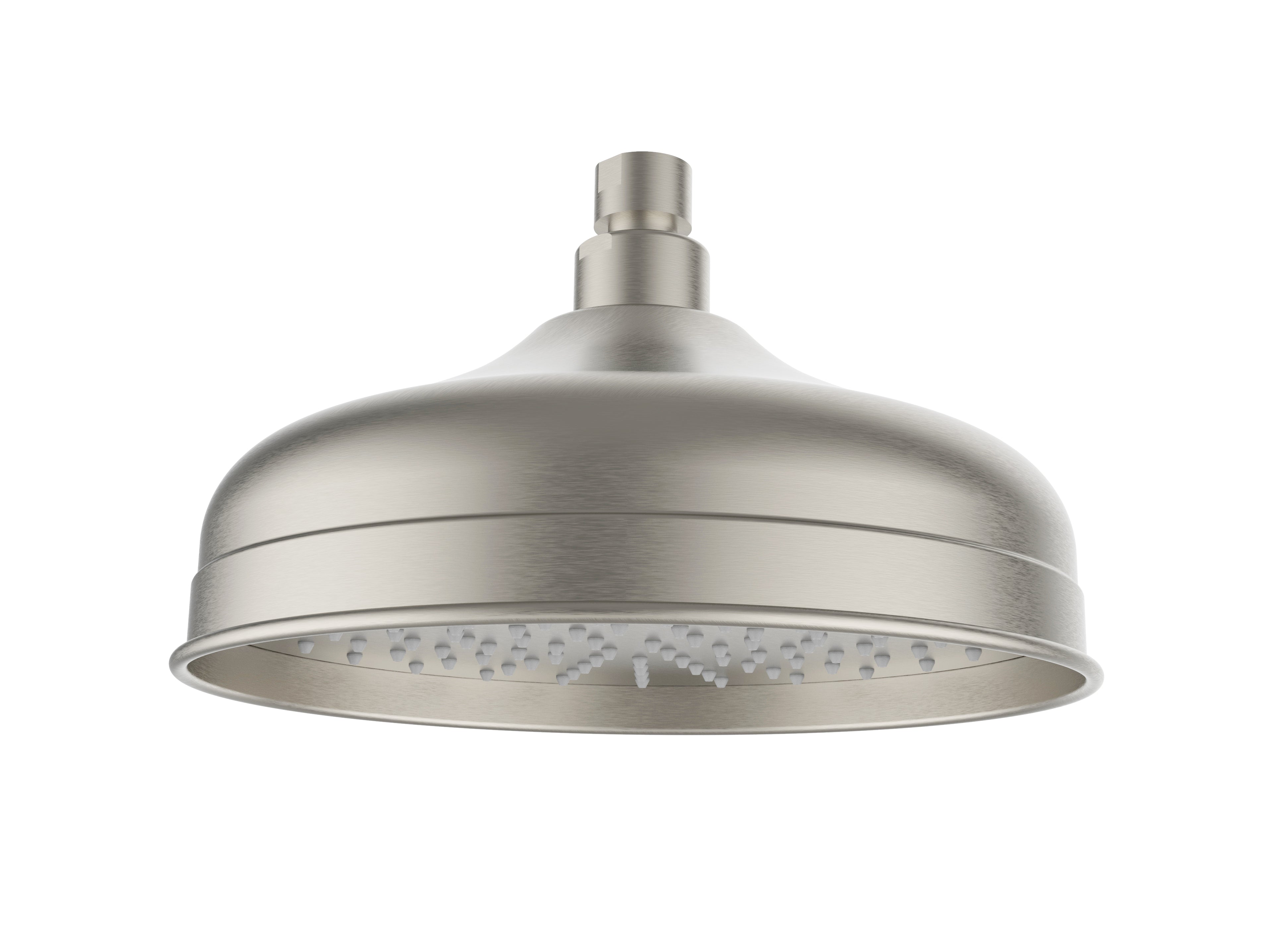 IKON CLASICO SHOWER HEAD 220MM BRUSHED NICKEL