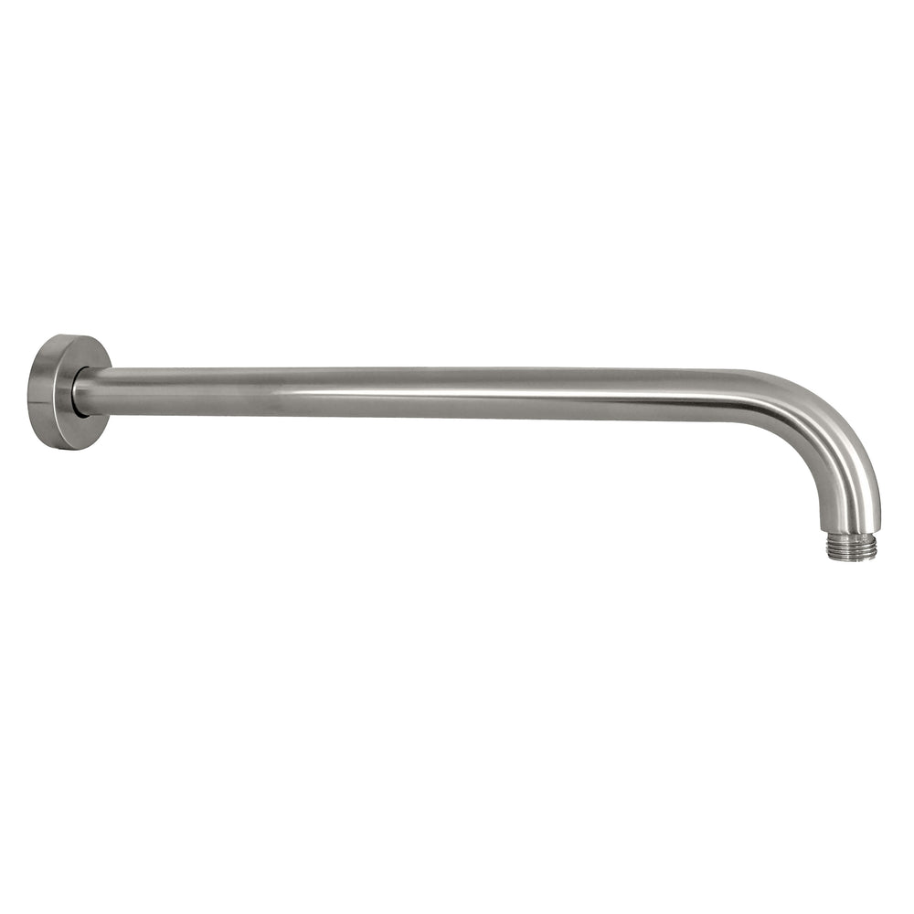 IKON ROUND HORIZONTAL SHOWER ARM 400MM STAINLESS STEEL