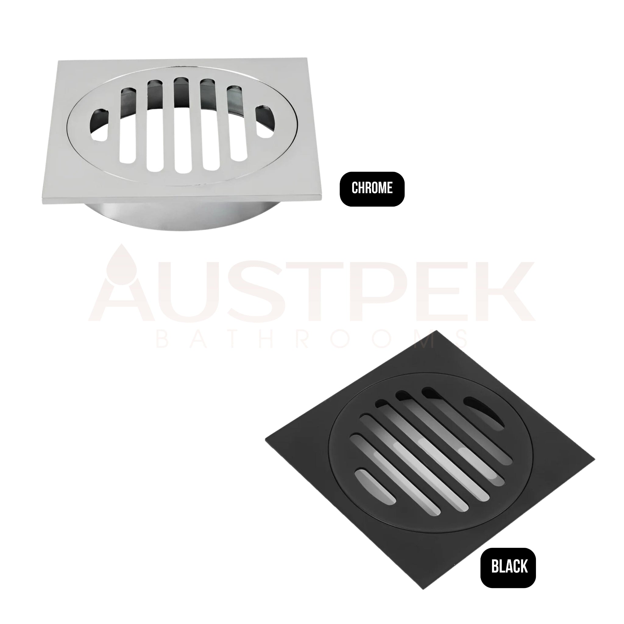 POSEIDON BRASS TWIST OPEN GRATE BLACK 110MM