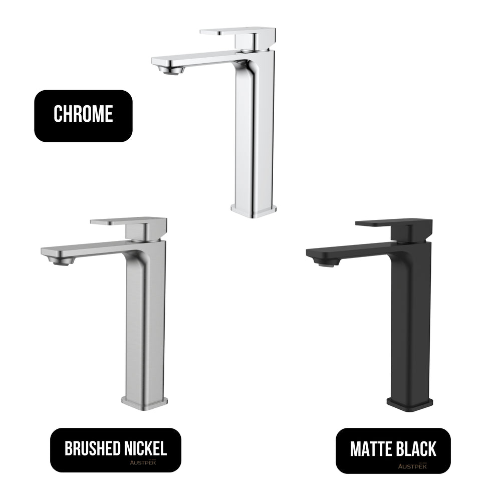 IKON NOVA HIGH RISE BASIN MIXER 249MM CHROME