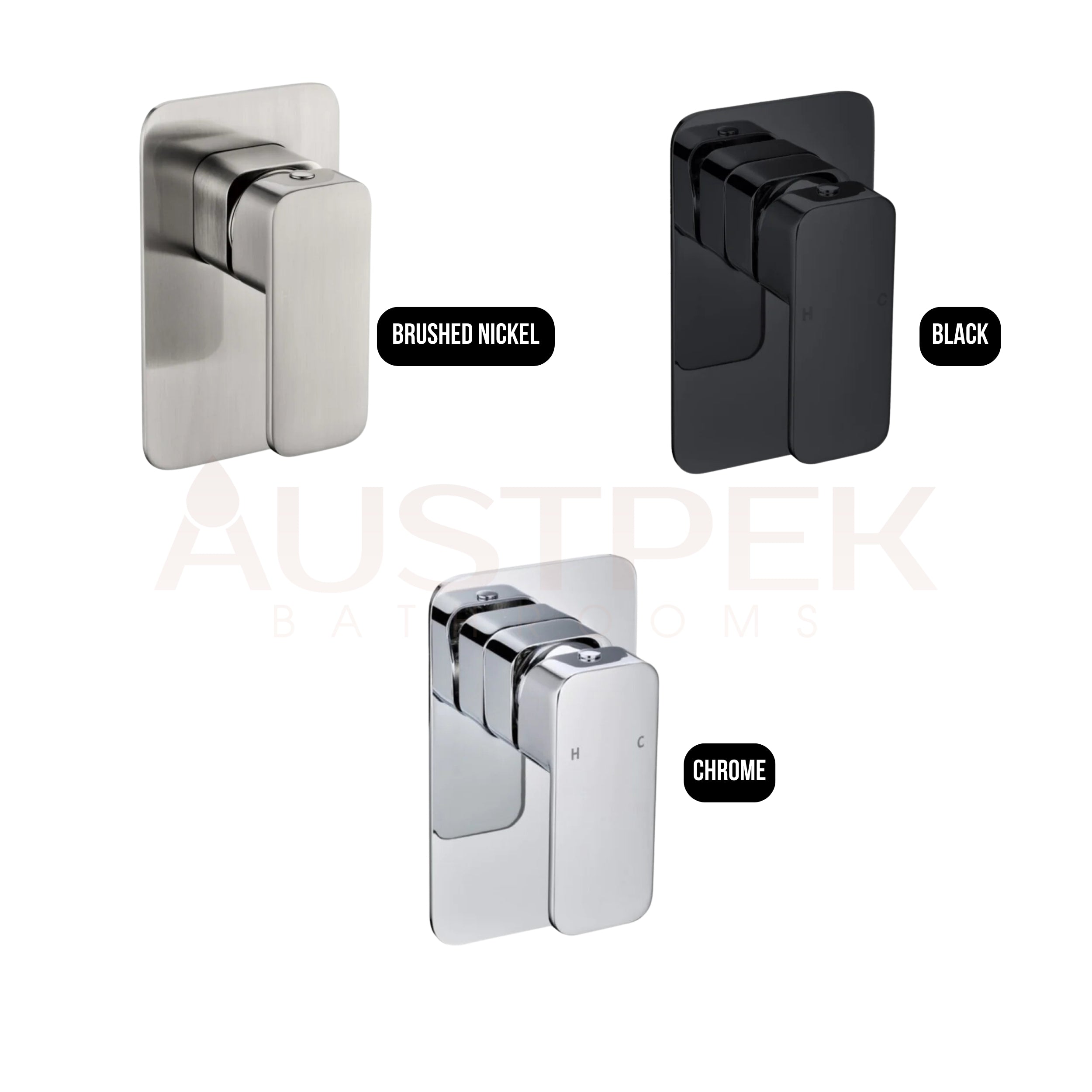 IKON NOVA NEW BRUSHED NICKEL WALL MIXER