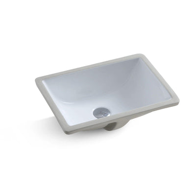 POSEIDON UNDER COUNTER BASIN GLOSS WHITE 455MM