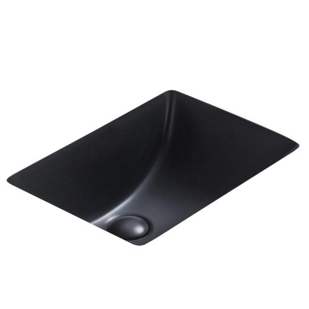 POSEIDON UNDER MOUNT BASIN MATTE BLACK 455MM