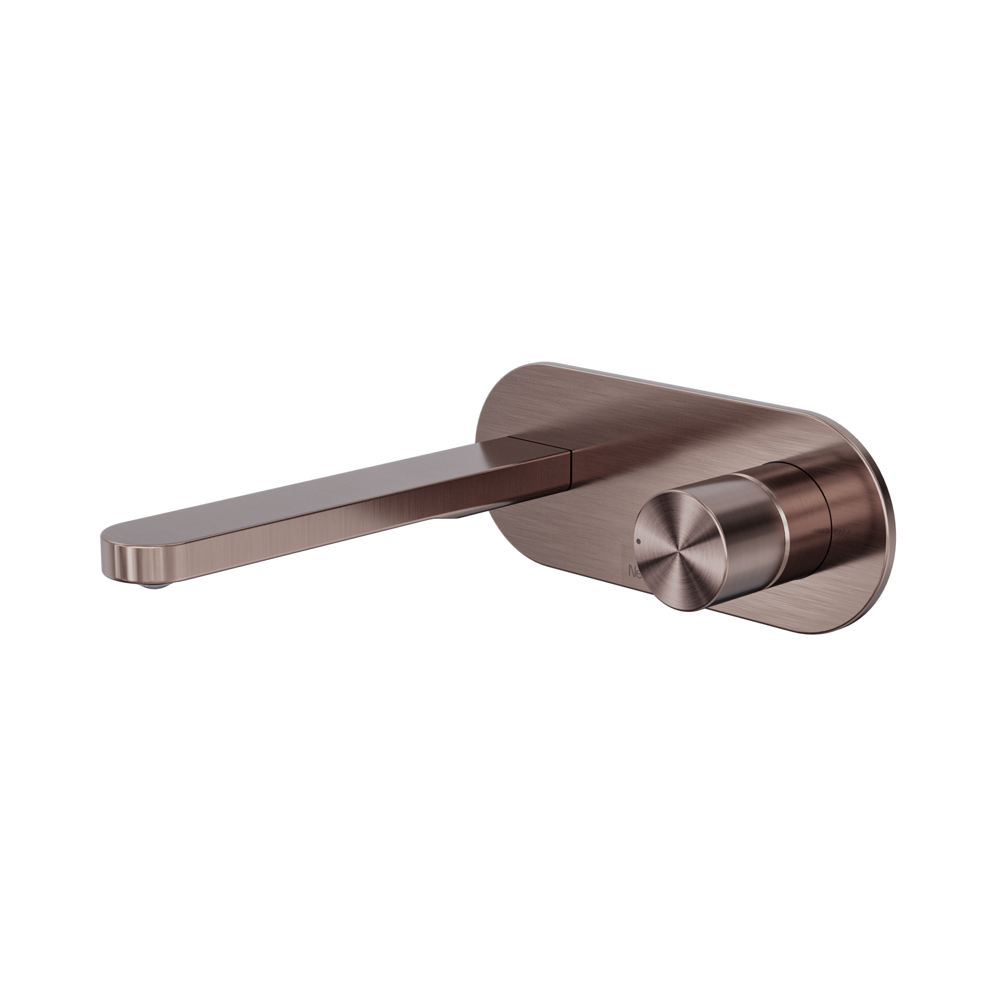NERO PURE PROGRESSIVE WALL BASIN / BATH MIXER 200MM BRUSHED BRONZE