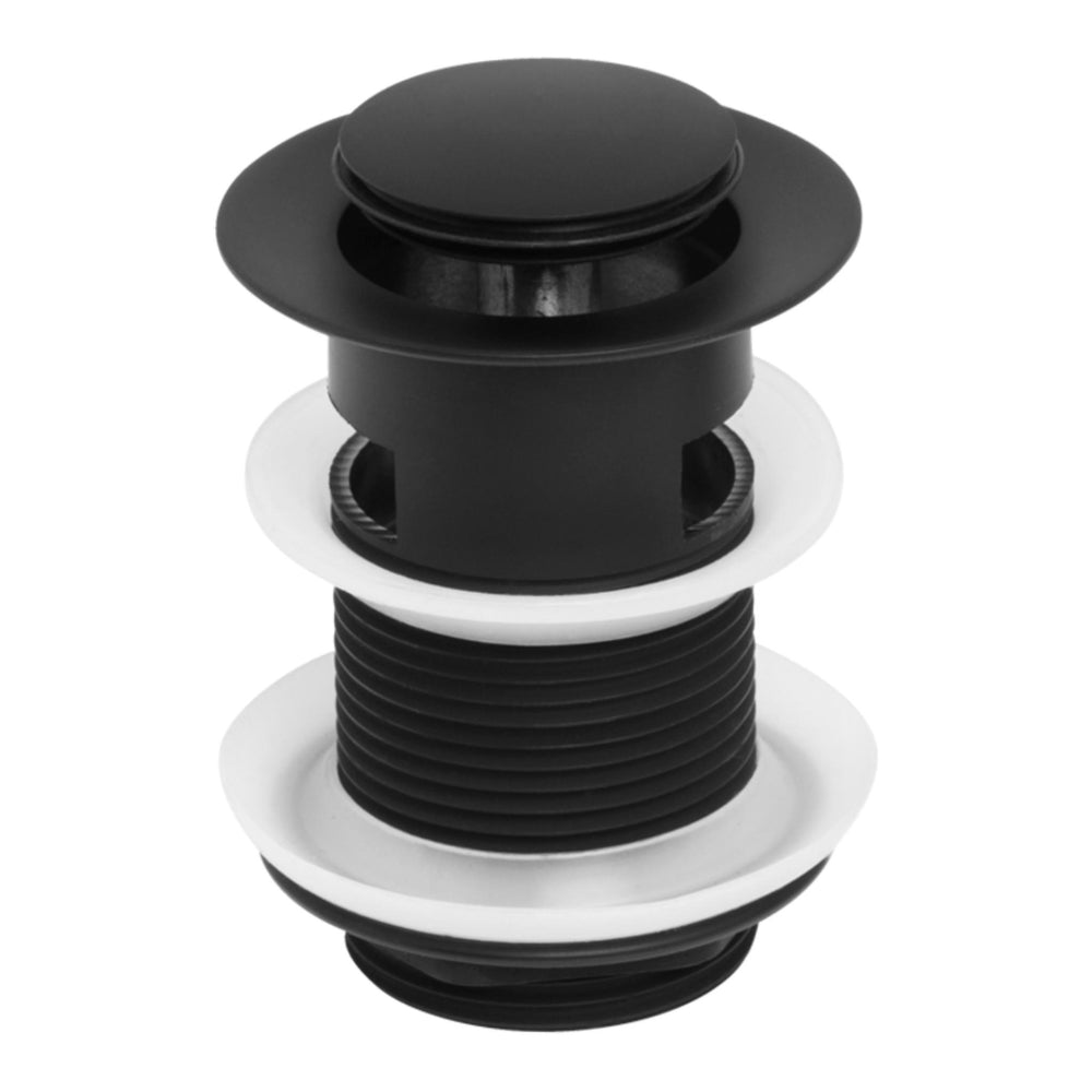 JOHNSON SUISSE VENEZIA POP-UP OVERFLOW WASTE 32MM MATTE BLACK